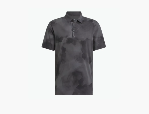 Adidas Ultimate 365 Printed Cool Feeling Tour Polo Shirt Black / Grey Six  Adidas Ultimate 365 Printed Cool Feeling Tour Polo Shirt Black / Grey Six