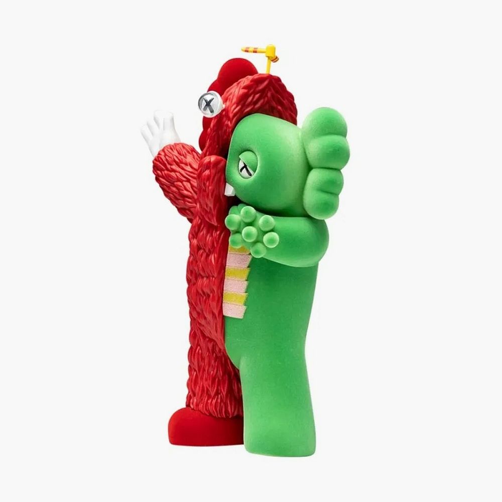 Kaws Kachamukku Vinyl Figure Green Red