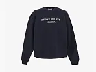 Stone Island Marina Cotton Fleece Crewneck Sweatshirt Navy Blue