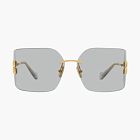 MU 54YS Sunglasses Gold Light Grey