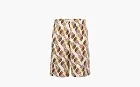 Gucci x The North Face Web Print Cotton Shorts Brown
