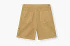 Stone Island Cotton Linen Canvas S.I. Ghost Shorts Dark Beige
