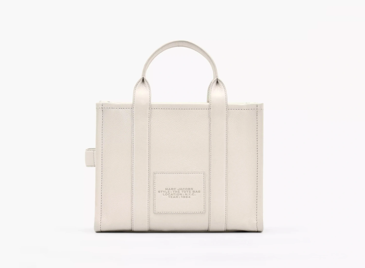 Marc Jacobs The Leather Medium Tote Bag Cotton 