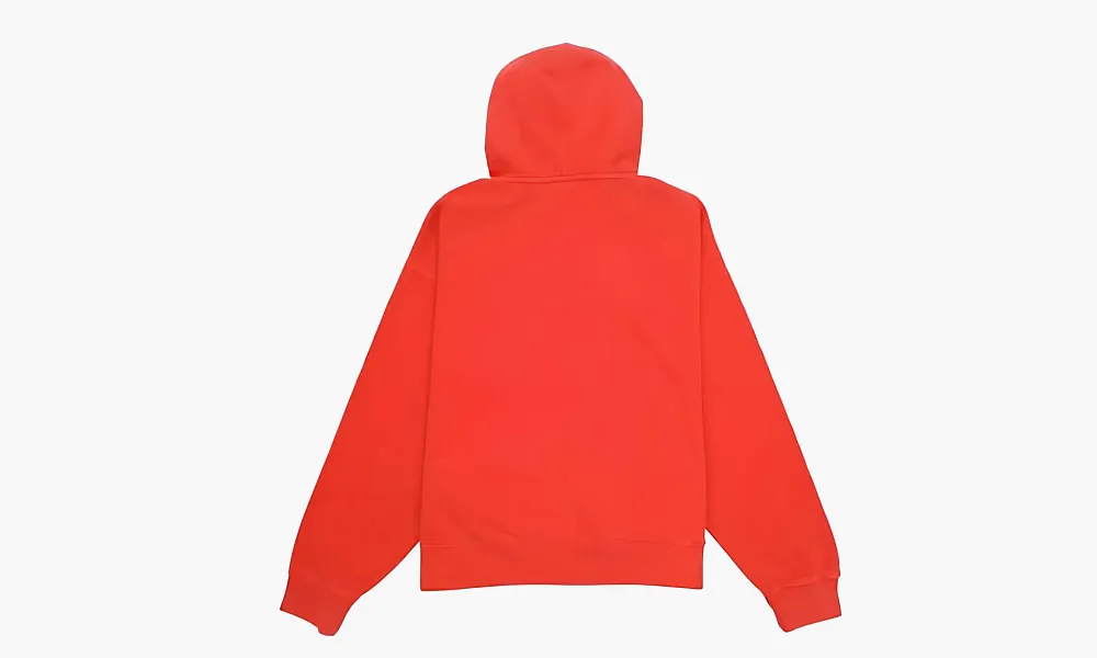 Nike X Stussy Pigment Dyed Fleece Zip Hoodie Habanero Red