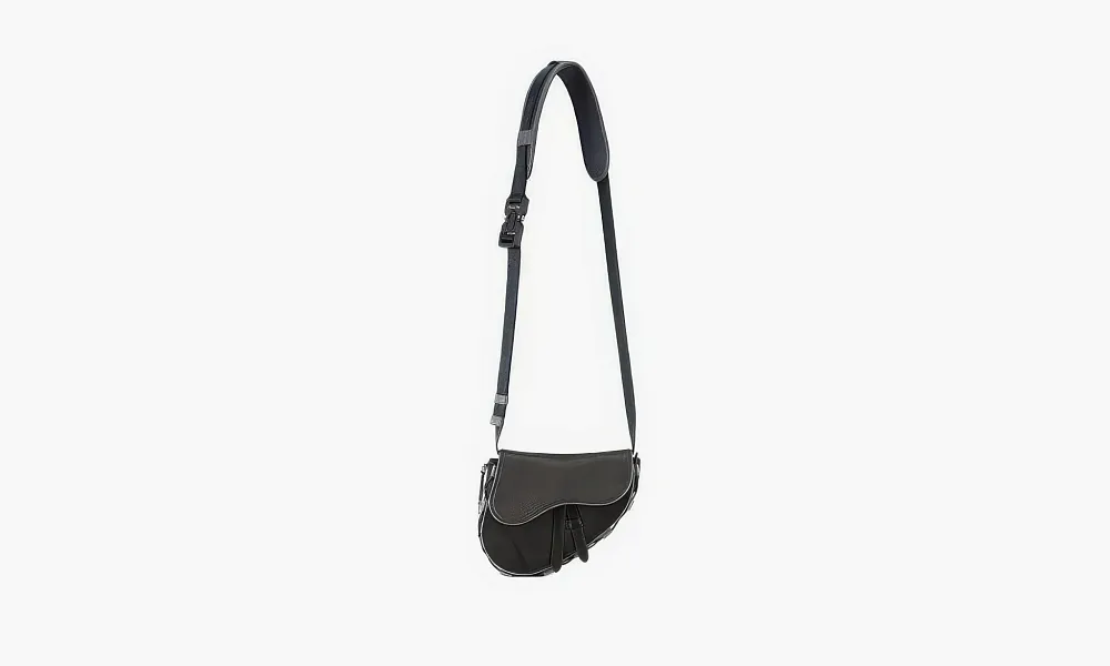 Dior X Sacai Saddle Soft Black Grey