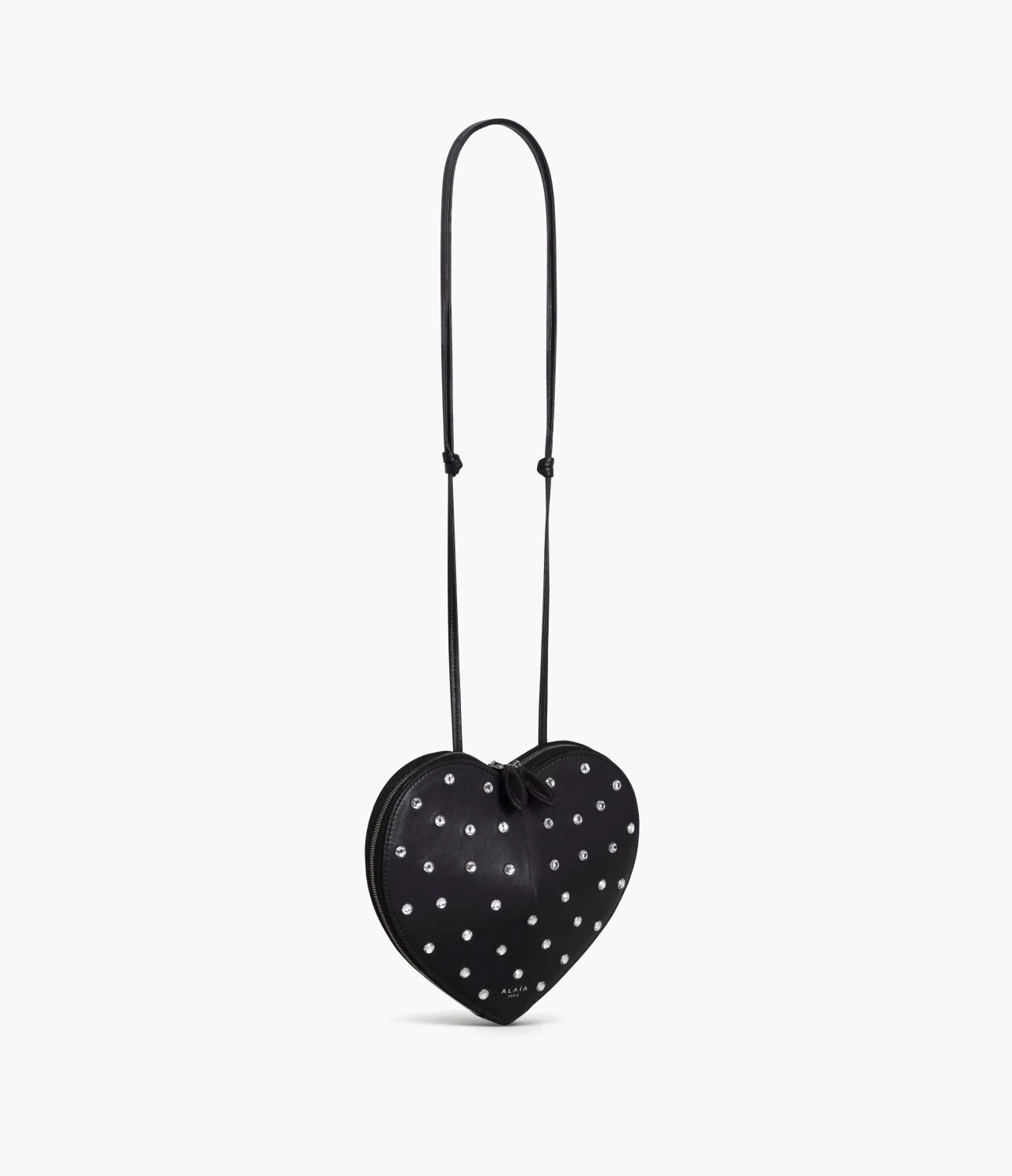 Alaia Le Coeur Bag In Calfskin Black 