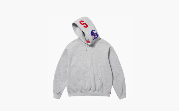 Supreme Multi S Logo Hooded Sweatshirt Heather Grey 