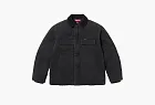 Supreme Old English Canvas Work Jacket Black
