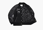 Supreme Aeon Flux Varsity Jacket Black