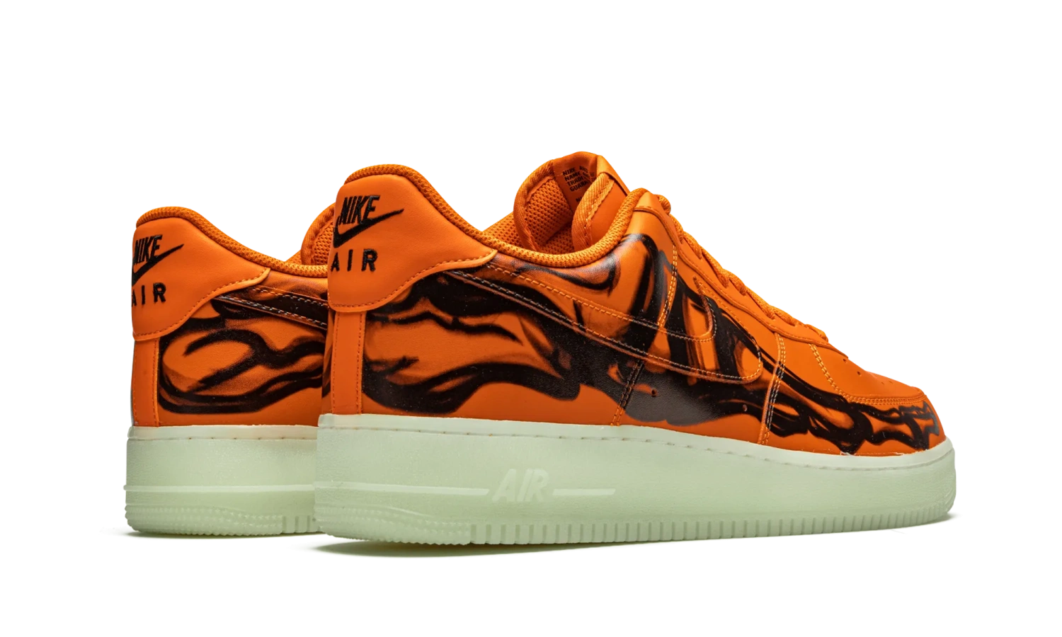 Nike Air Force 1 Low Orange Skeleton 