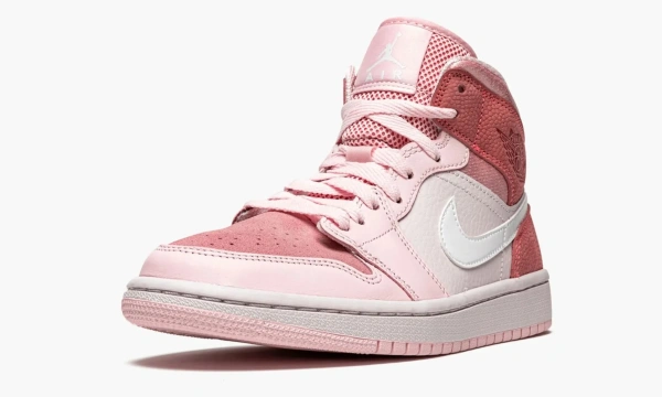 Air Jordan 1 Mid WMNS Digital Pink 
