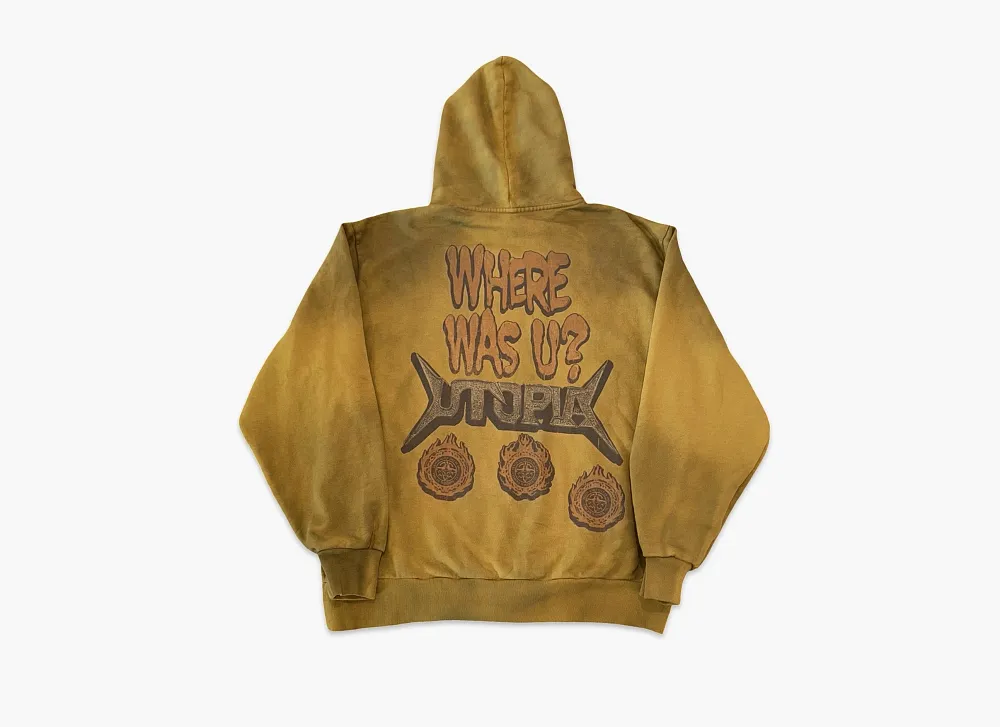 Travis Scott Utopia Concert Exclusive Hoodie Yellow