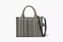 фото Marc Jacobs The Monogram Leather Small Tote "Black/White" (Marc Jacobs)-2S3HTT001H03 005