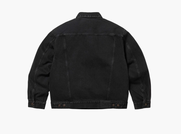 Supreme Denim Trucker Jacket Black  Supreme Denim Trucker Jacket Black