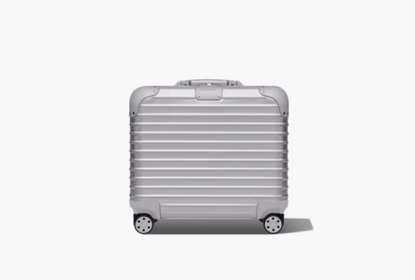 Rimowa Original Compact Convertible Wheeled Briefcase in Aluminium Silver (29 L) 
