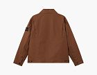 Stone Island Double Coated Cotton Ripstop Coach Jacket Umber