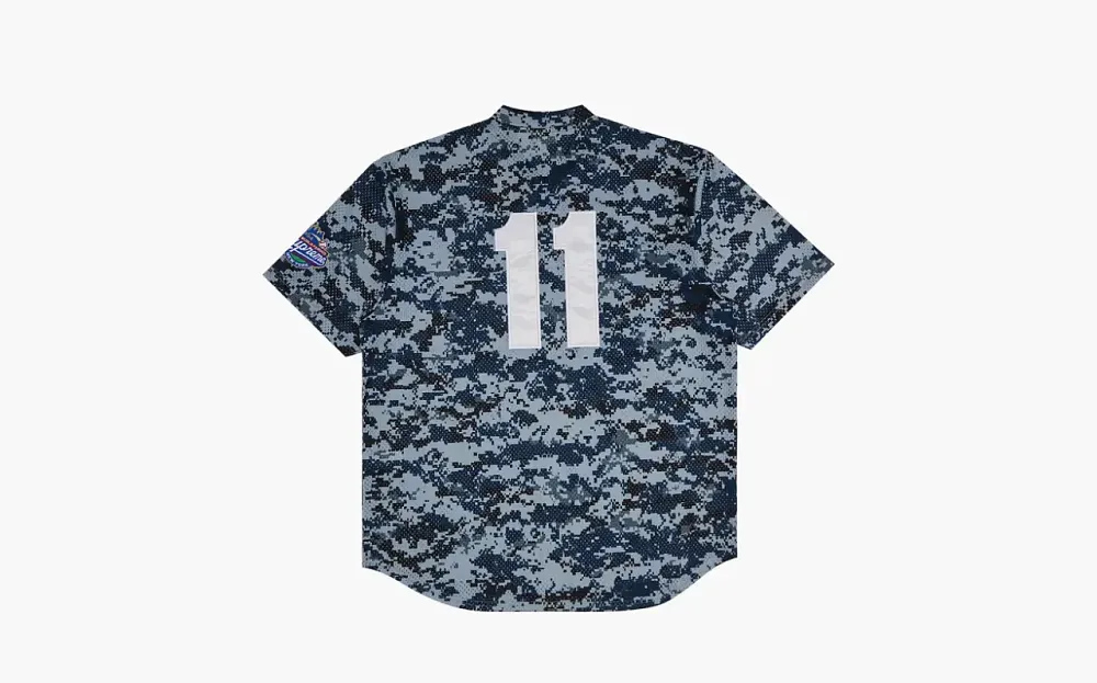 Supreme S Logo Baseball Henley Digi Camo