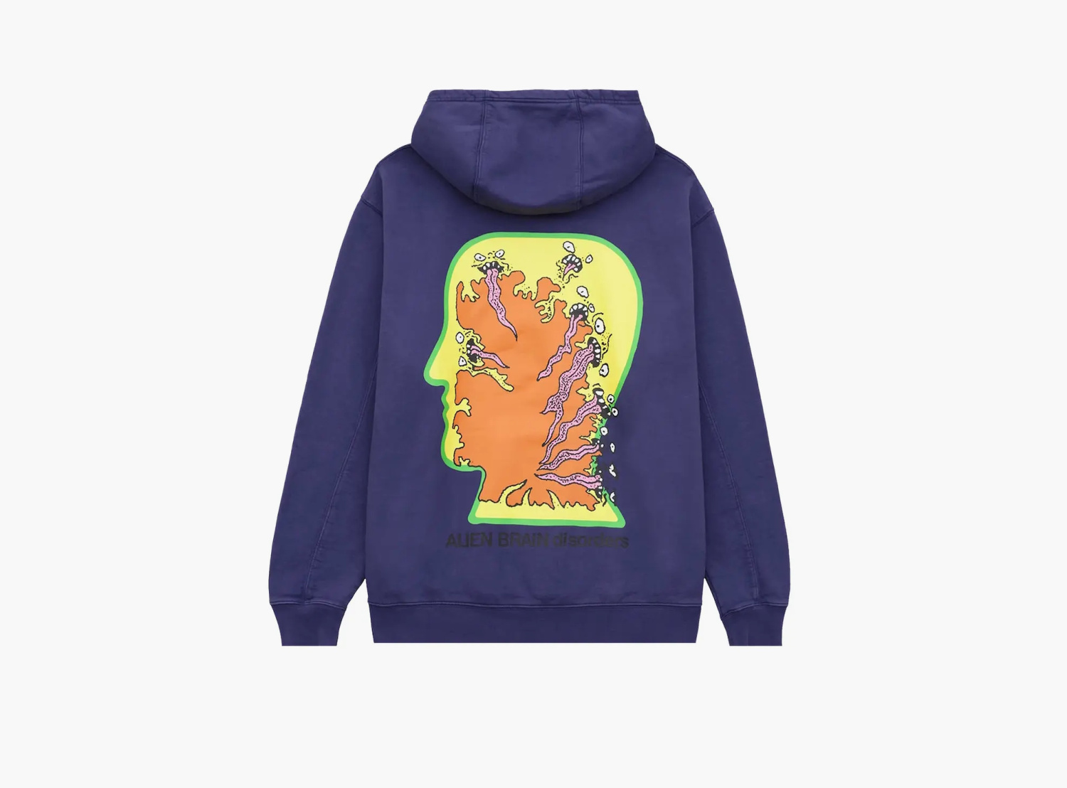 Brain Dead Tongue Demon Hoodie Navy 