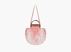 Longchamp Le Pliage Filet Top Handle Bag  Blush