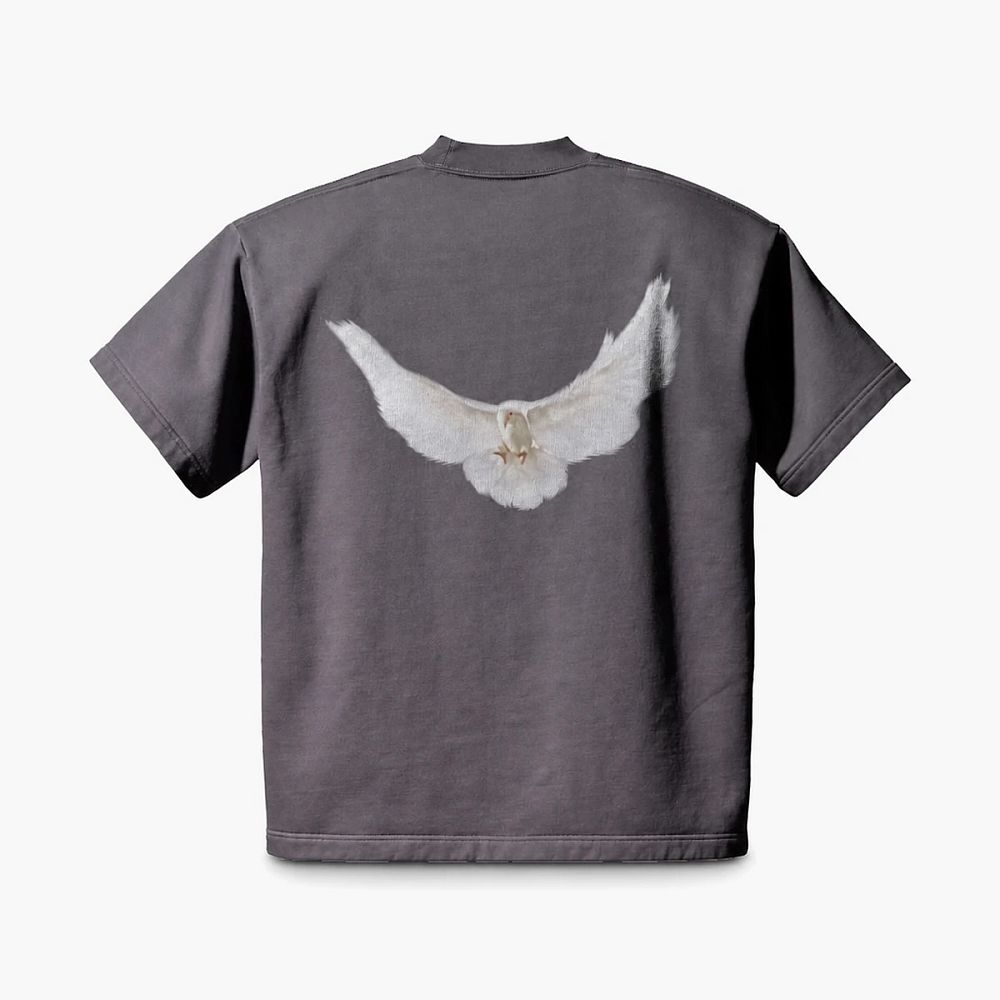 Yeezy X GAP X Balenciaga Dove 3/4 Sleeve Tee Dark Grey