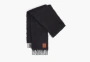 Loewe Scarf In Mohair And Wool Black 