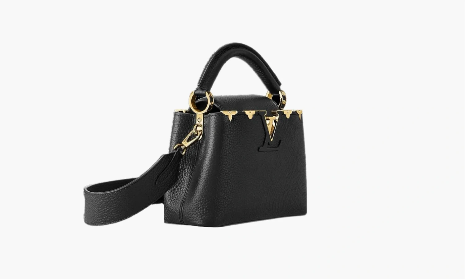 Louis Vuitton Capucines MINI Taurillion Leather Black 