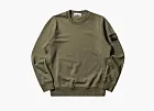 Stone Island Organic Cotton Fleece Sweatshirt Khaki