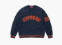 Supreme Textured Arc Sweater Navy 
