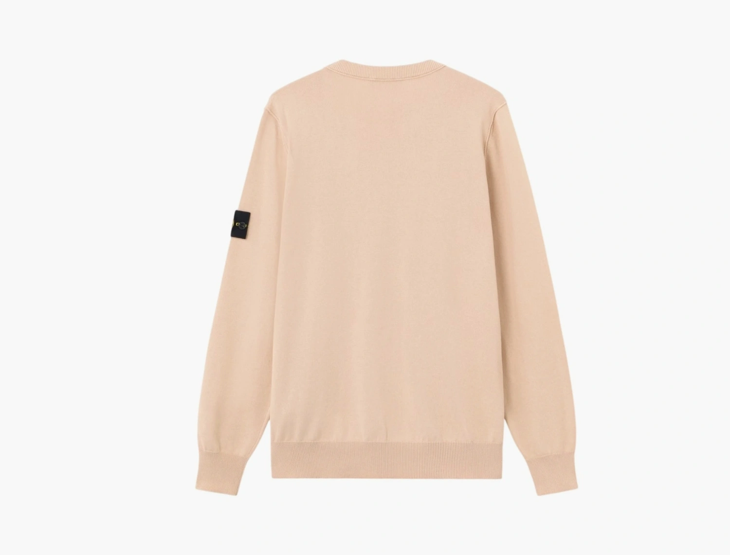 Stone Island Soft Organic Cotton Crewneck Sweater Plaster Pink 