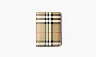 Burberry Check Passport Holder Archive Beige