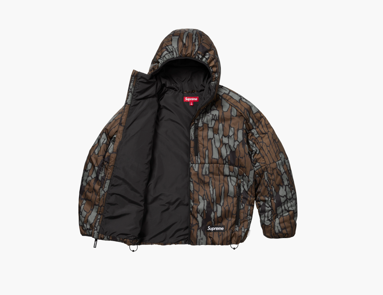 Supreme Windstopper Insulated Hooded Jacket  "Mossy Oak Trebark Camo" 