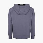 C.P. Company Diagonal Raised Fleece Lens Hooded Sweatshirt Lavender