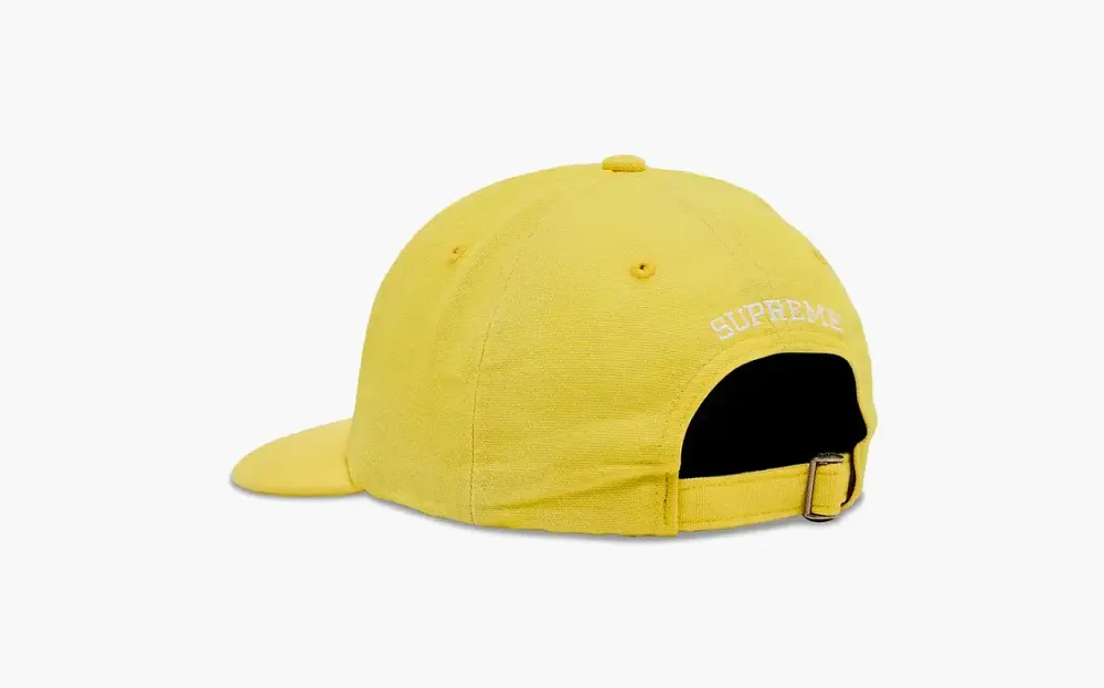 Supreme Cordura Denim S Logo 6-Panel Yellow