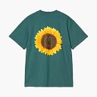 Carhartt WIP Sunflower T-Shirt Teal Green