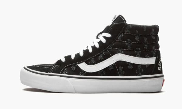 Vans Sk8-hi Supreme - Hole Punch Denim - Black 