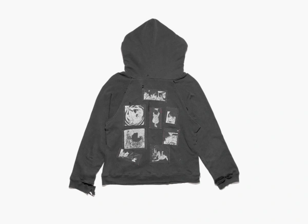 Enfants Riches Déprimés Bottle Shrunken Hoodie Black/White 