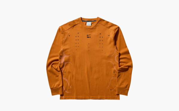 Nike ISPA Long Sleeve T-shirt Asia Sizing Orange 