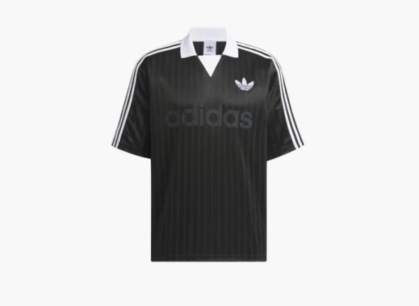 Adidas Originals Collared Goalie Top Crew  Black  Adidas Originals Collared Goalie Top Crew  Black