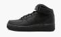 Air Force 1 Mid GS "Triple Black" 