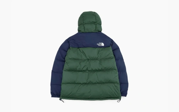 The North Face Himalayan Series Stitched Logo Printed Zipper Parka Green 