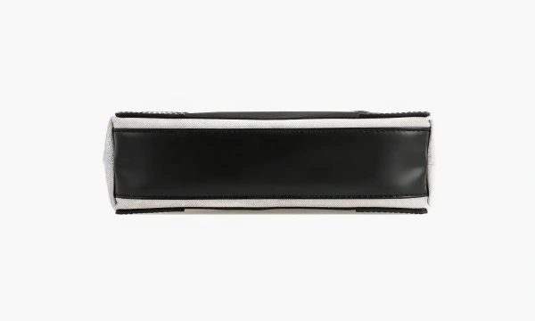 Balenciaga Cabas Handbag Ivory Black 