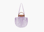 Longchamp Le Pliage Filet Top Handle Bag "Lilac" 
