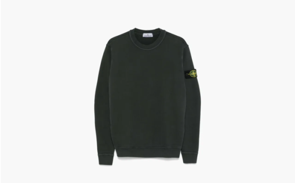 Stone Island Dyed Sweatshirt Lead Grey 