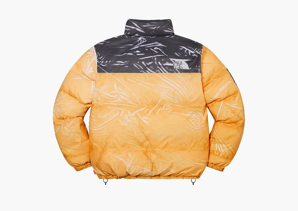 Supreme x The North Face Printed Nuptse Jacket Yellow