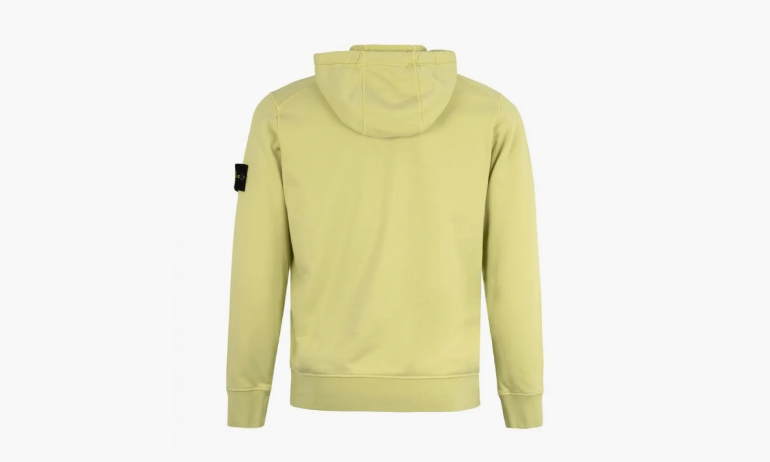Stone Island Garment Dyed Zip Sweatshirt Lime 