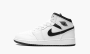 фото Air Jordan 1 Mid GS "White / Black" (Air Jordan 1)-DQ8423 132