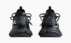 Balenciaga Track Signature Lace Up Sneakers Black