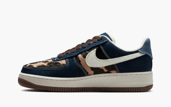 Nike Air Force 1 Low WMNS Cheetah Blue Denim 