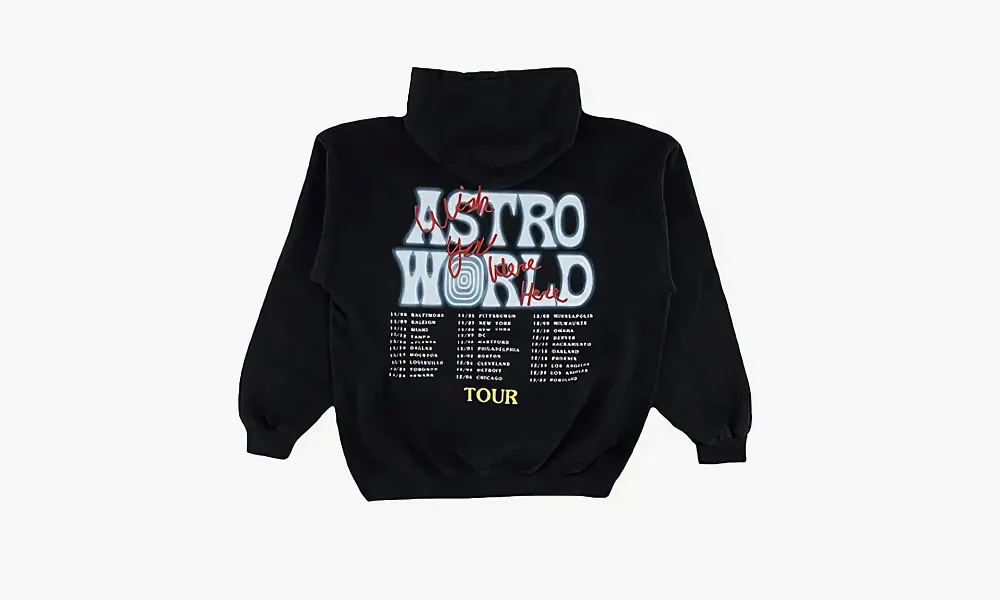 Travis Scott Cactus Jack Astro World Hoodie Logo Black
