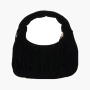 Miu Miu Wonder Matelasse Velvet Shoulder Bag "Black" 